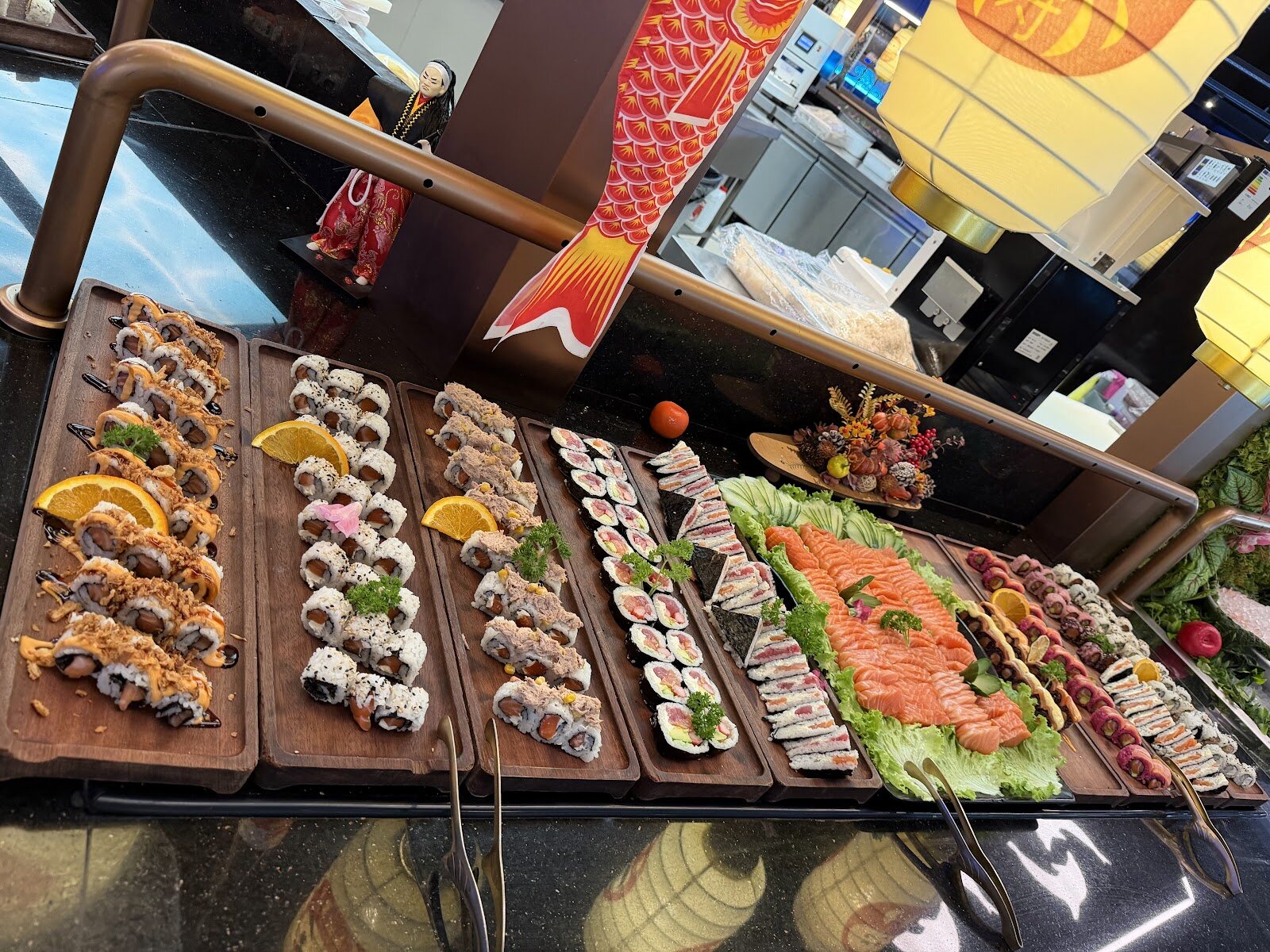Le buffet de sushis