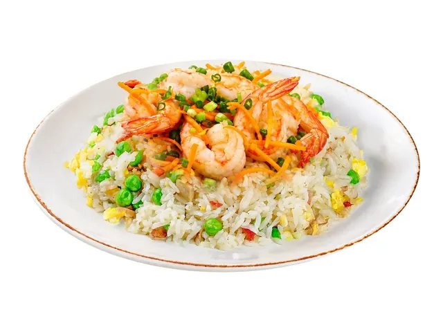 Riz sauté aux crevettes