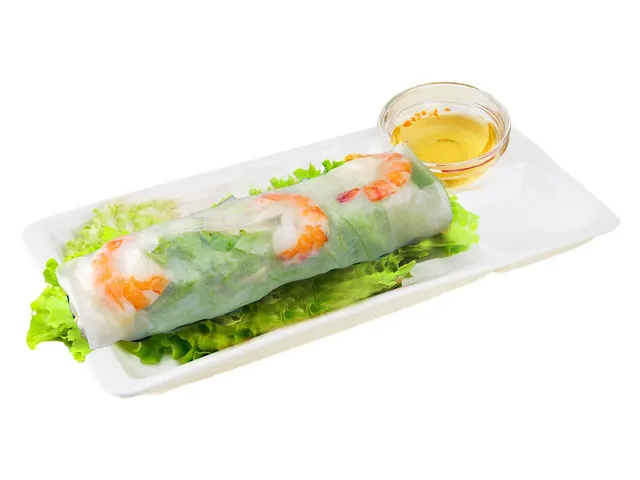Rouleau de printemps aux crevettes et au poulet