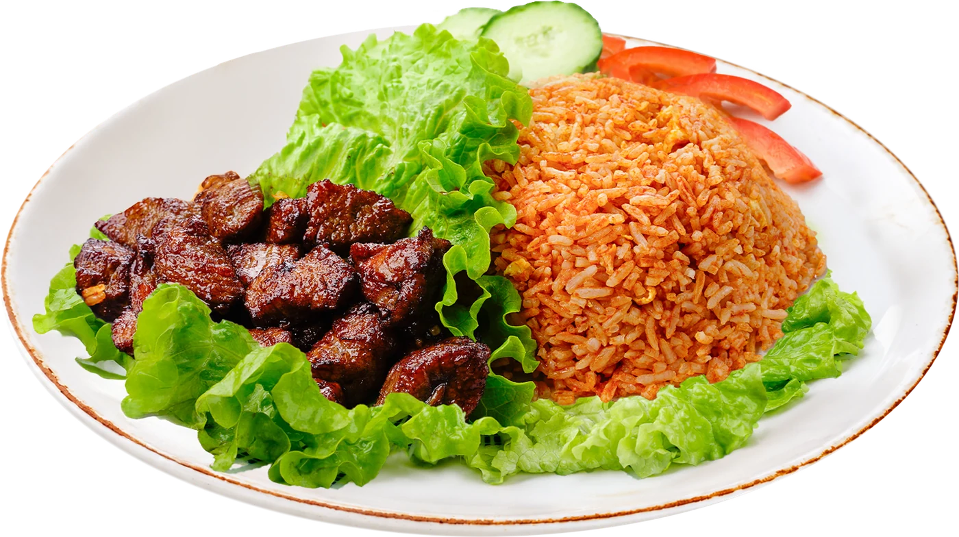 Riz au bœuf loc lac