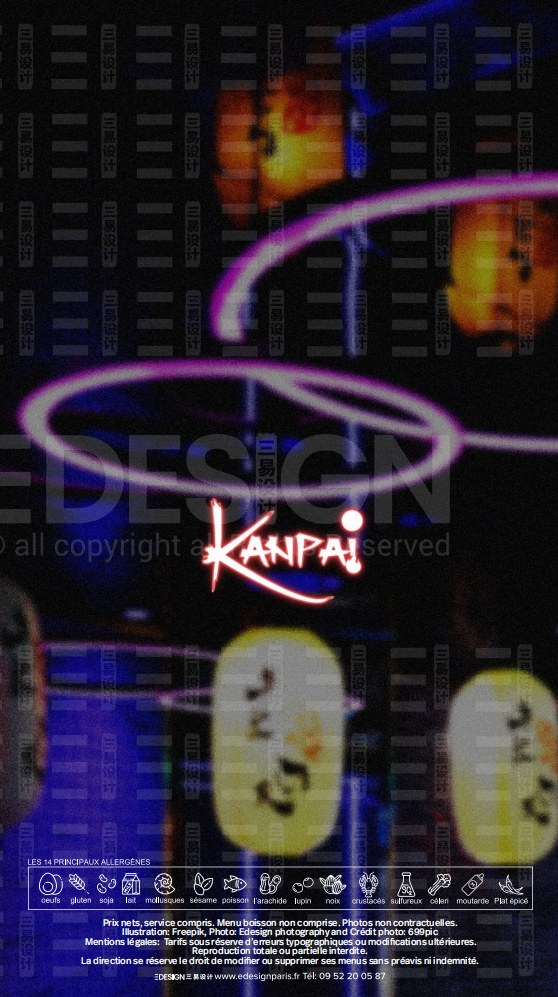 La carte KANPAI — Couverture