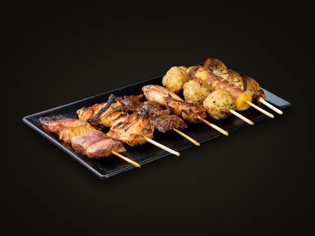 Menu brochettes yakitori