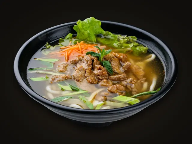 Soupe de udon au bœuf
