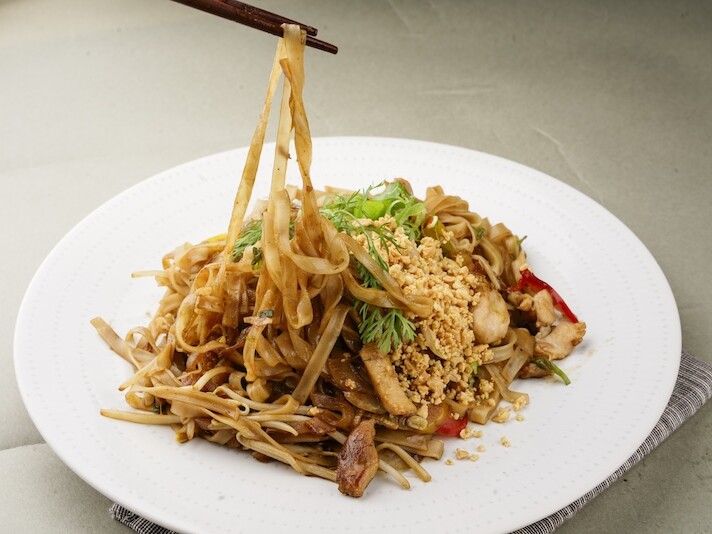 Pad thaï au poulet