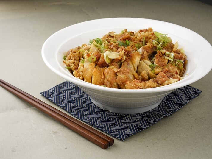 Poulet croustillant en bol