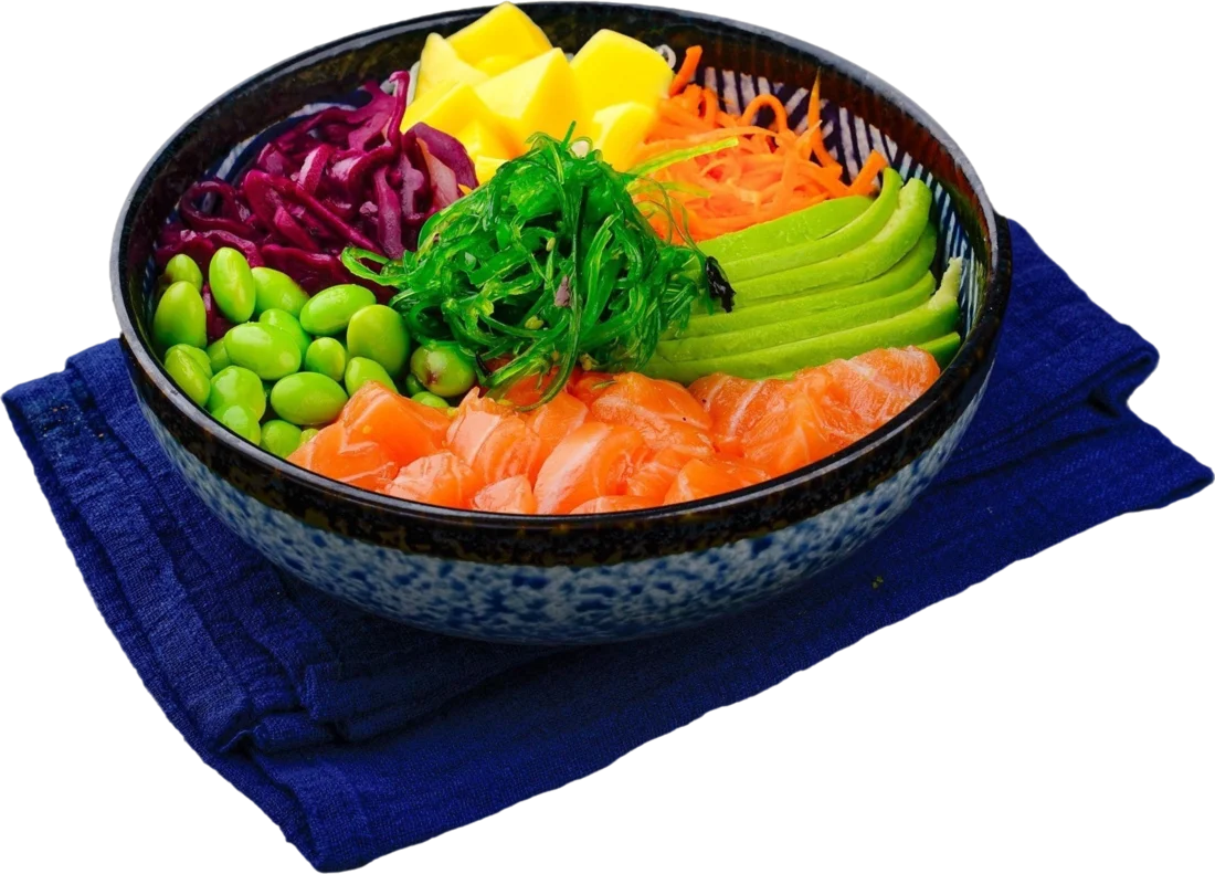 Poke bowl saumon